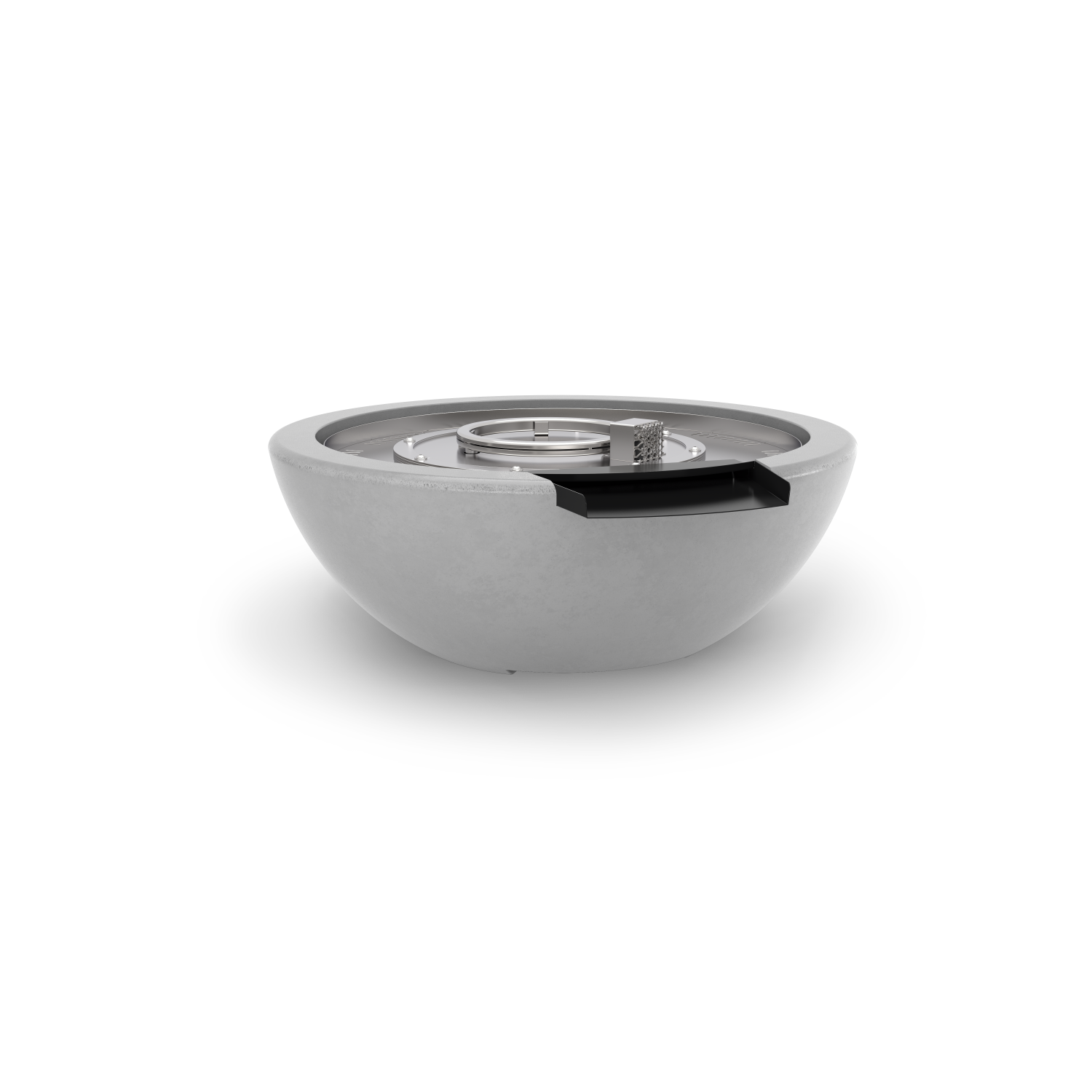 Fire Water Bowl Legacy 30in Concrete Stone Grey