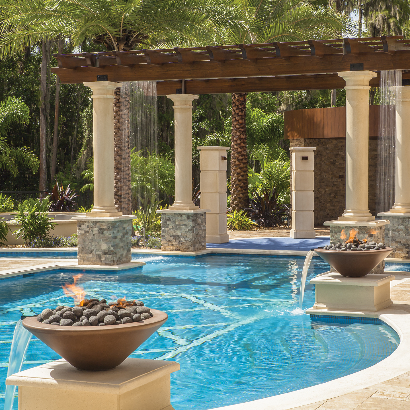 Fire and Water Fountain Bowls | Grand Effects